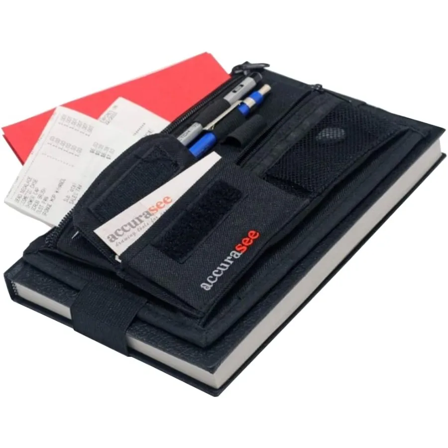 Accurasee Caddie à croquis pour artiste - Porte-approvisionnement artistique avec fixation à bande élastique pour portefeuille carnet de croquis classeur d'art Noteb