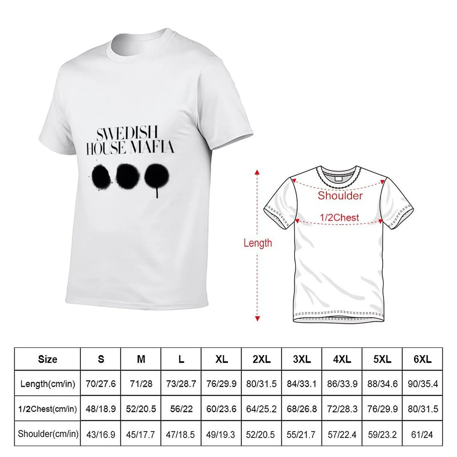 swedish house mafia T-Shirt Plus Size Lightweight Top