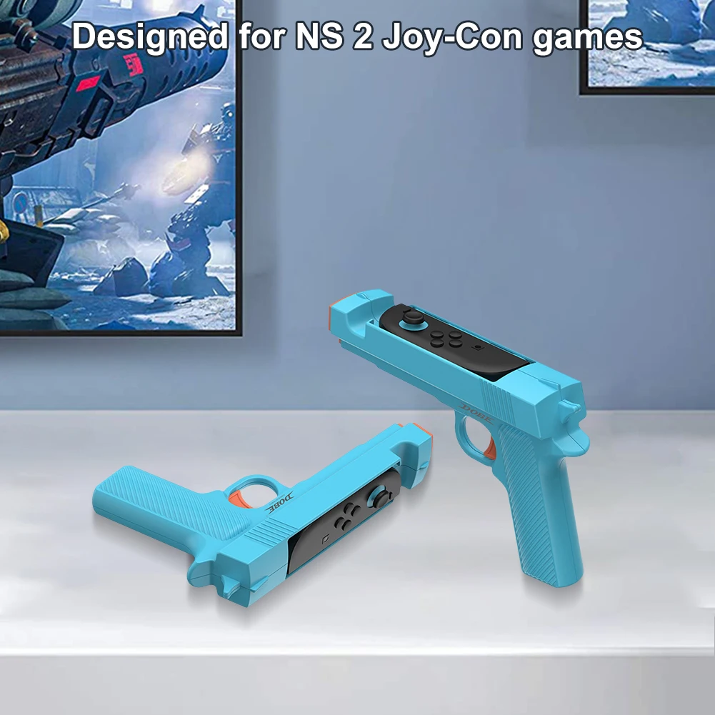 

Контроллер игрового пистолета для переключателя 2, Joy-Con, ручка, контроллер движения, игровой пистолет, форма игрового пистолета, аксессуары для игр