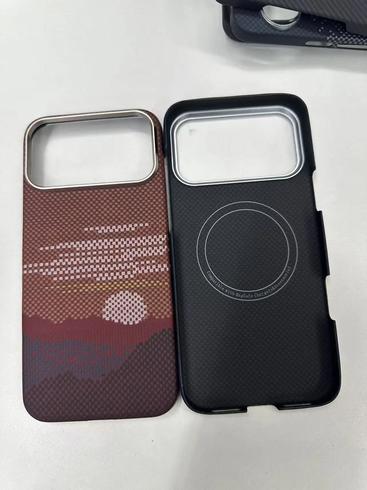 

Чехол из настоящего углеродного волокна для Magsafe Magnetic для Iphone 17 Pro Max, ультратонкий арамидный чехол для телефона для Iphone 17 Pro Carbon Case