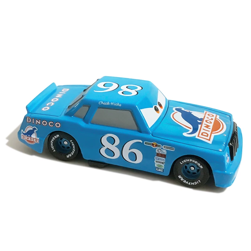 Cars 2 3 Lightning McQueen Mater Sheriff Flo Doc Hudson Rot 1:55 Legierungs-Druckguss-Automodell Kinderspielzeug Geschenk