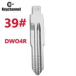 DWO4R-llave de Metal para coche, hoja abatible remota para Chevrolet Buick Opel, KEYDIY, KD, Xhorse, VVDI, 10 piezas