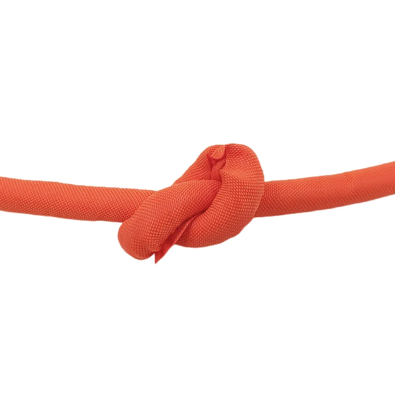 Self Closing PET Expandable Braided Sleeve Self-Closed Line Organizer Insulated Wrap Orange Self Close Sleeved Cable Protection