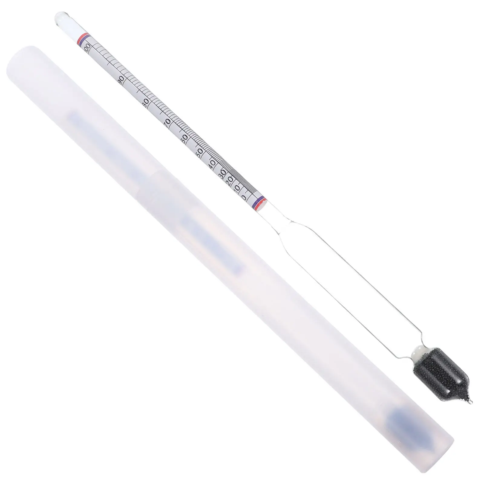 Brewing Hydrometer 2 Piece Set for Beer Wine Home Brewing Density Testing Bartender Distilling Tool