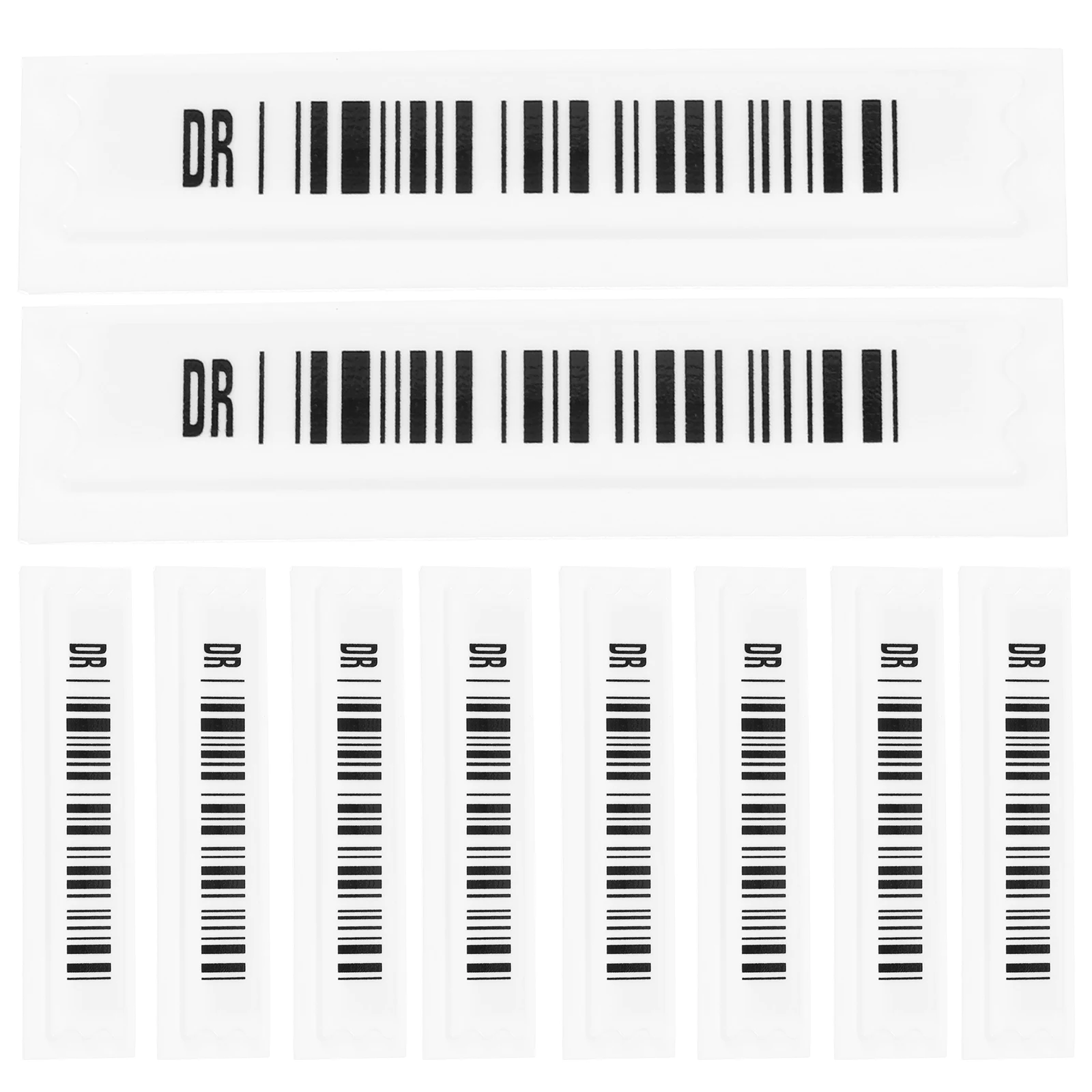 

108pcs Anti-theft Magnetic Strips High Sensitivity Strong Adhesion Supermarket Labels for Clothing Plastic Security Tags
