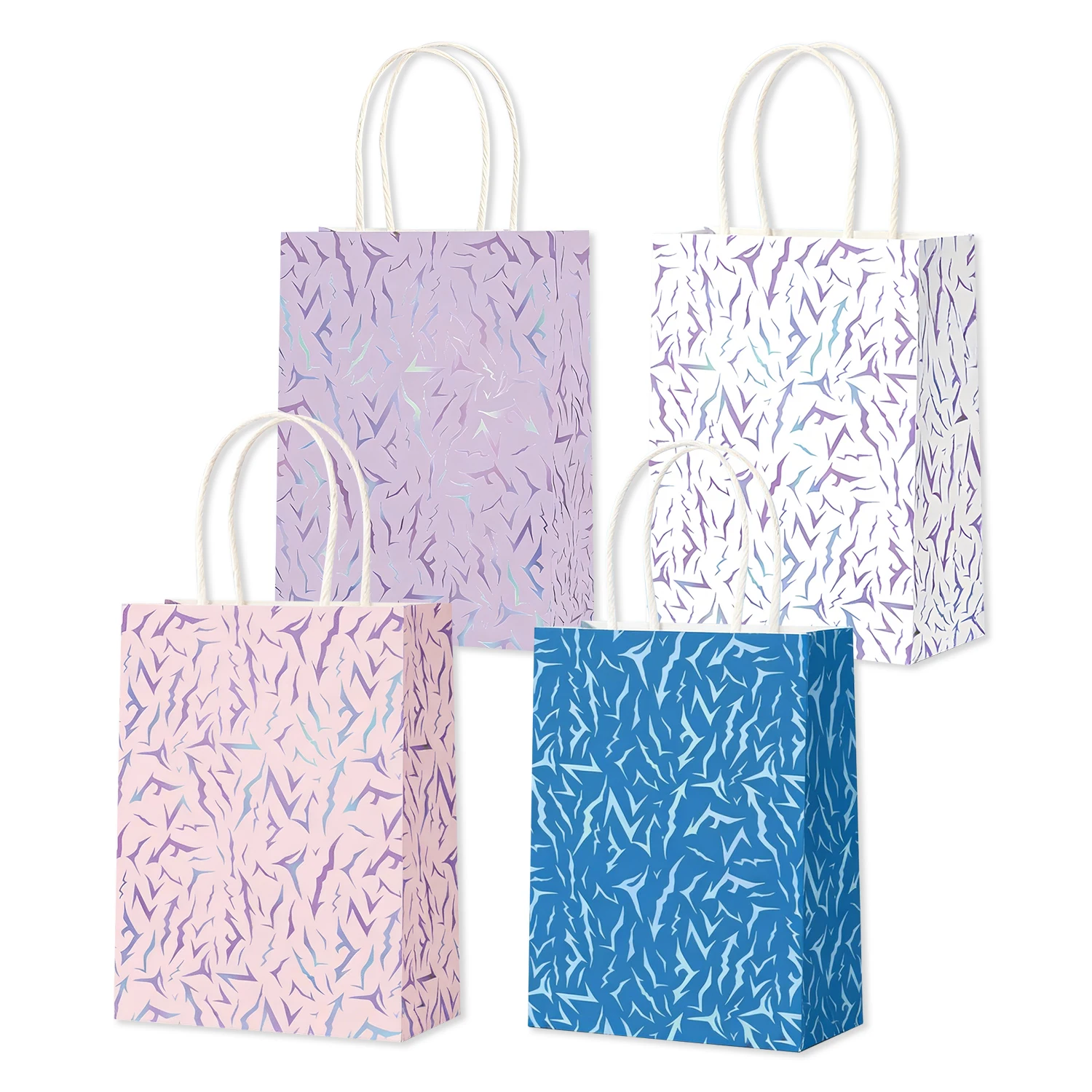 K-pop Music Themed Birthday Party Gift Bag for Girls with Carrying Handle Lightning Energy Pattern Movie Inspired Party Supplies