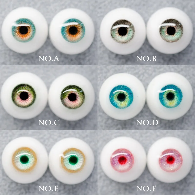 Bjd-Gobp eyes人形,ぬいぐるみ,アクセサリー,サイズ10mm, 12mm, 14mm, 16mm, 18mm, ga14, 1/6, 1/4, 1/3