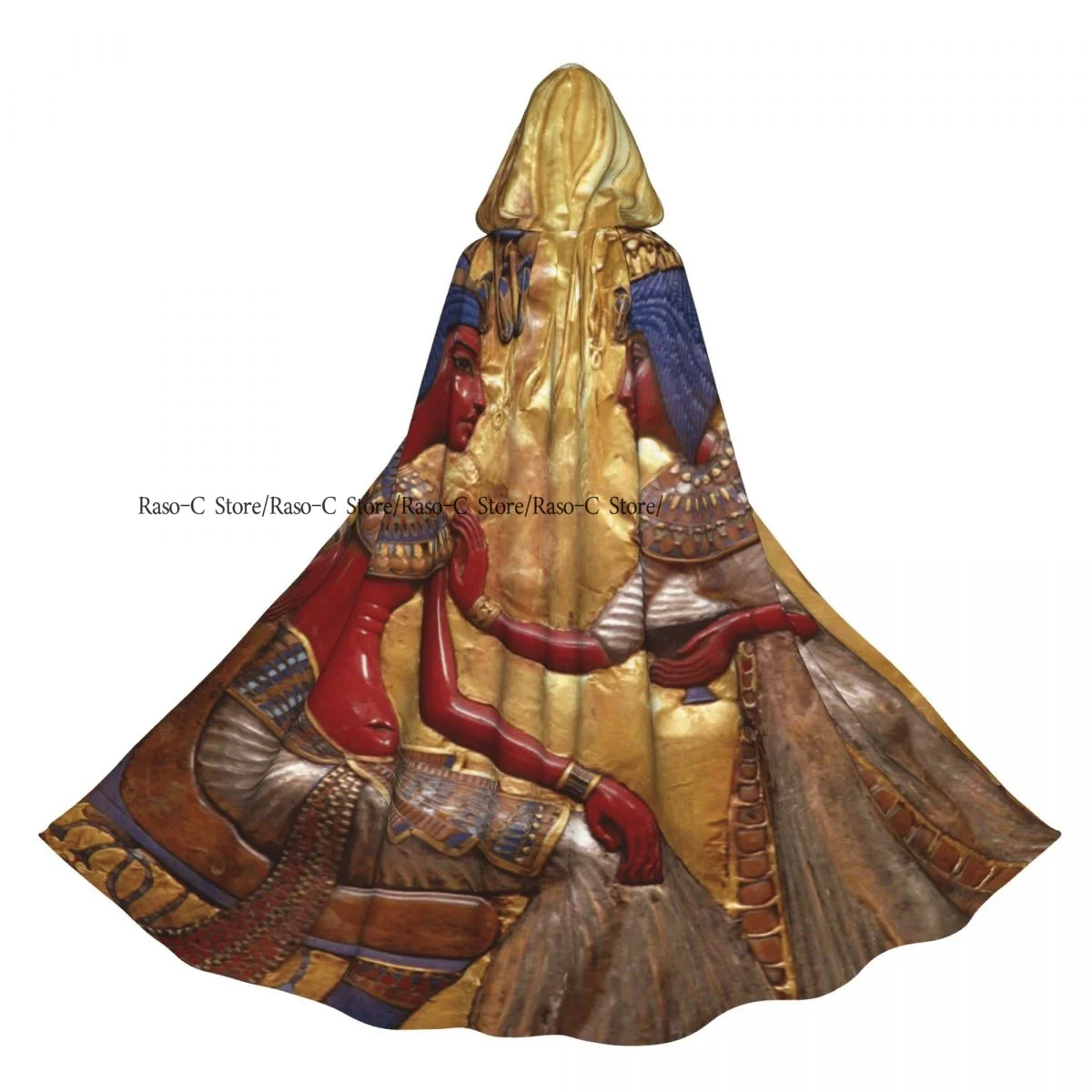 

Плащ с капюшоном, унисекс, плащ с капюшоном, мужской египетский плащ, накидка ведьмы вампира, костюм для косплея