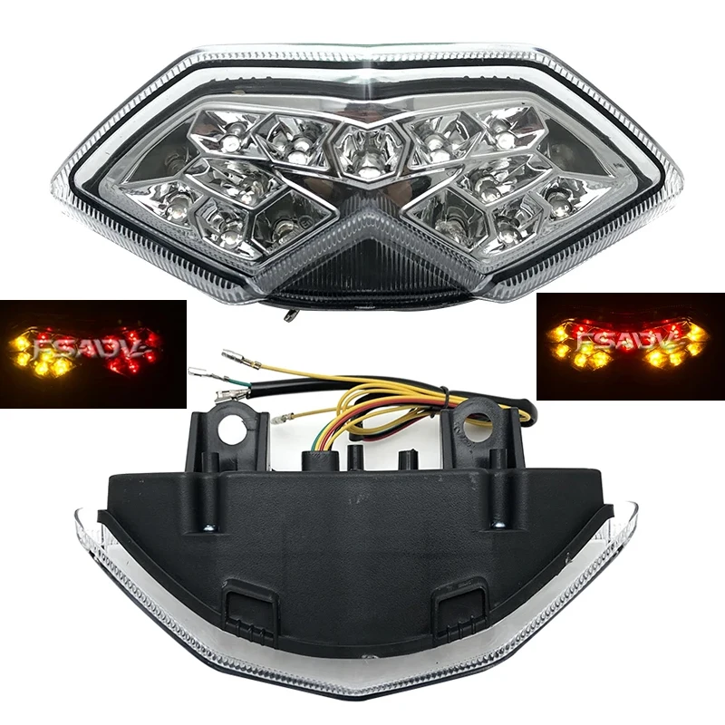 For Kawasaki Z1000 Z1000SX  Z 1000 2010-2013 Motorcycle LED Turn Signals Integrated Tail Light Rear Brake Run Lamp Taillight
