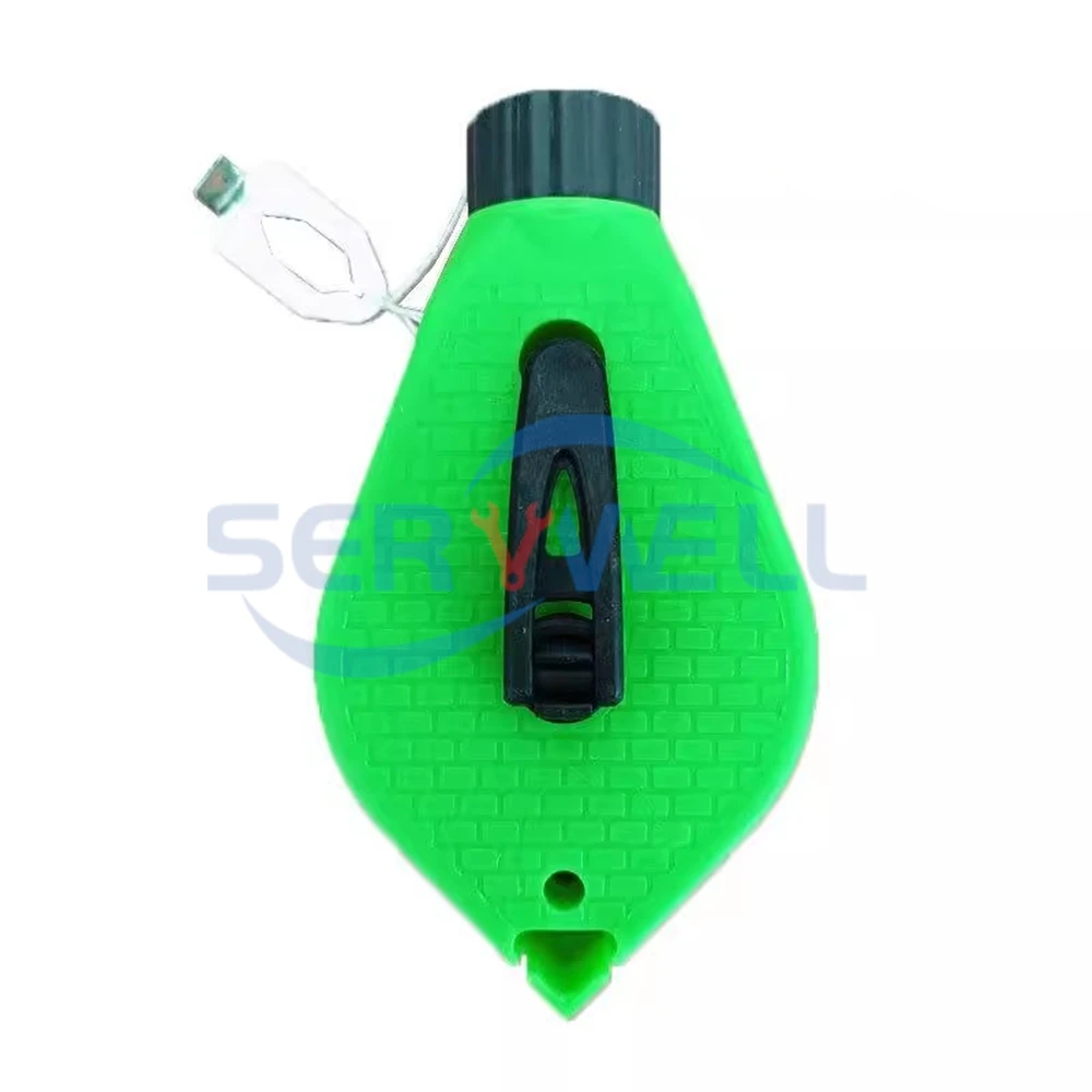 1Pc Color Send Randomly Plastic Manual Drywall Marking Level Standard Line Reel Chalk Box Decoration Woodworking Tool