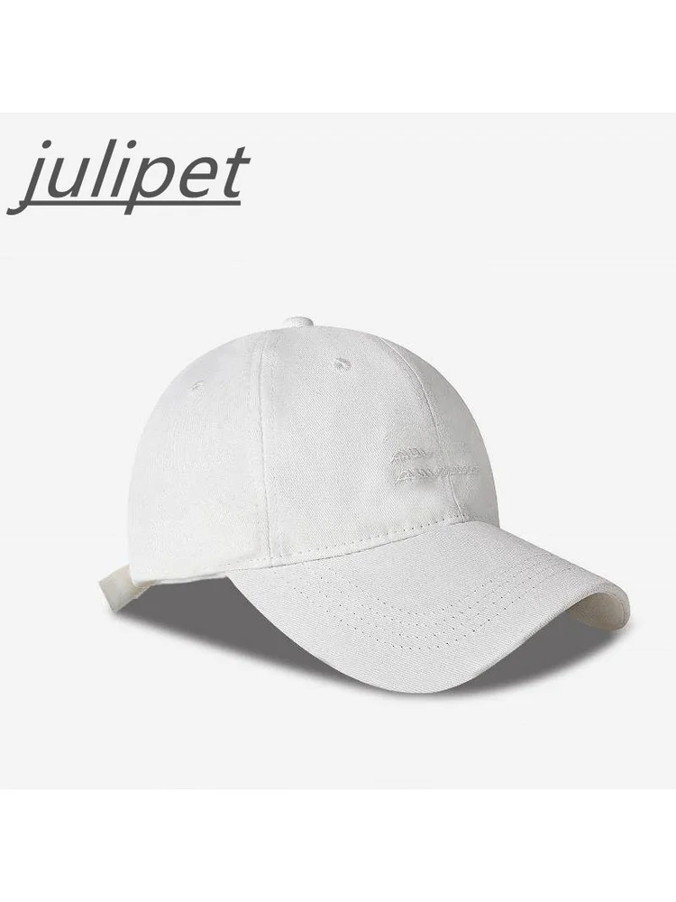 washed-baseball-cap-unisex-summer-sun-protection-large-head-circumference-versatile-wide-brim-hat-cotton-polyester-material
