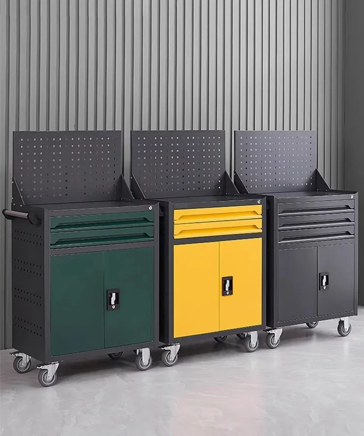 Auto repair workshop heavy tool cabinet trolley multi-function hardware tool tool storage box