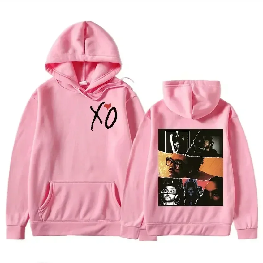 الرجعية The Weeknd الجرافيك هوديي بعد ساعات Til Dawn المتضخم البلوز الرجال النساء الهيب هوب روك هوديس Harajuku الشارع الشهير