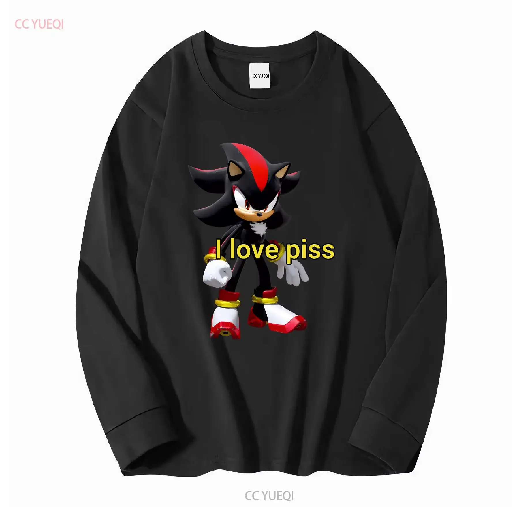 I love piss funny meme shirt long or short sleeves vintage Washed Unisex Top For Everyday Wear Breathable Casual streetwear