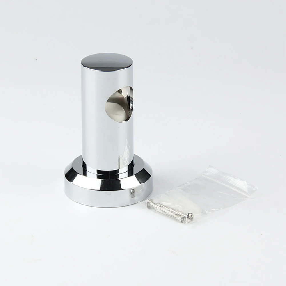 22mm Dusch stange Riser Halterung Montage Hub halter Chrom Bad Rundrohr Link Zubehör Ersatz