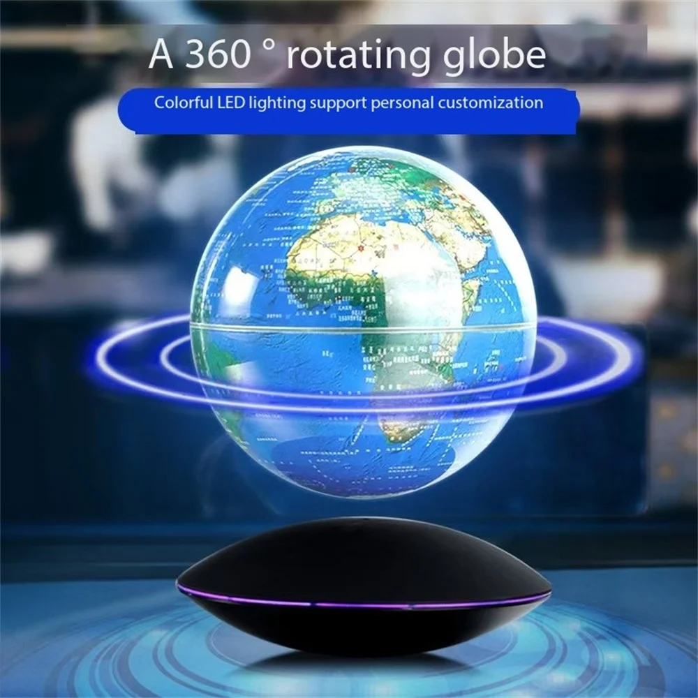 

Holiday gifts, Christmas gifts, magnetic levitation globe, home and office decorations, luminous decorations