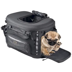 Motorcycle Dog Carrier Portable Pet Travel Bag for Harley Street Glide Road King Touring Trike Luggage Rack Passenger Seat 20lb