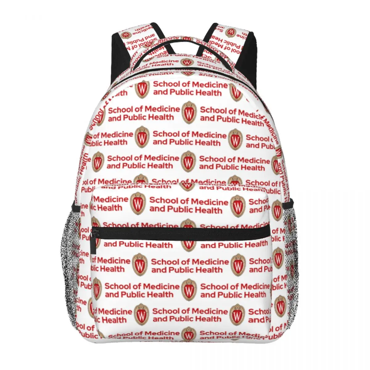 

University Wisconsin Medical School Public Health Official Backpack BookBag Kids School Bag Laptop Shoulder Bags for Men Women