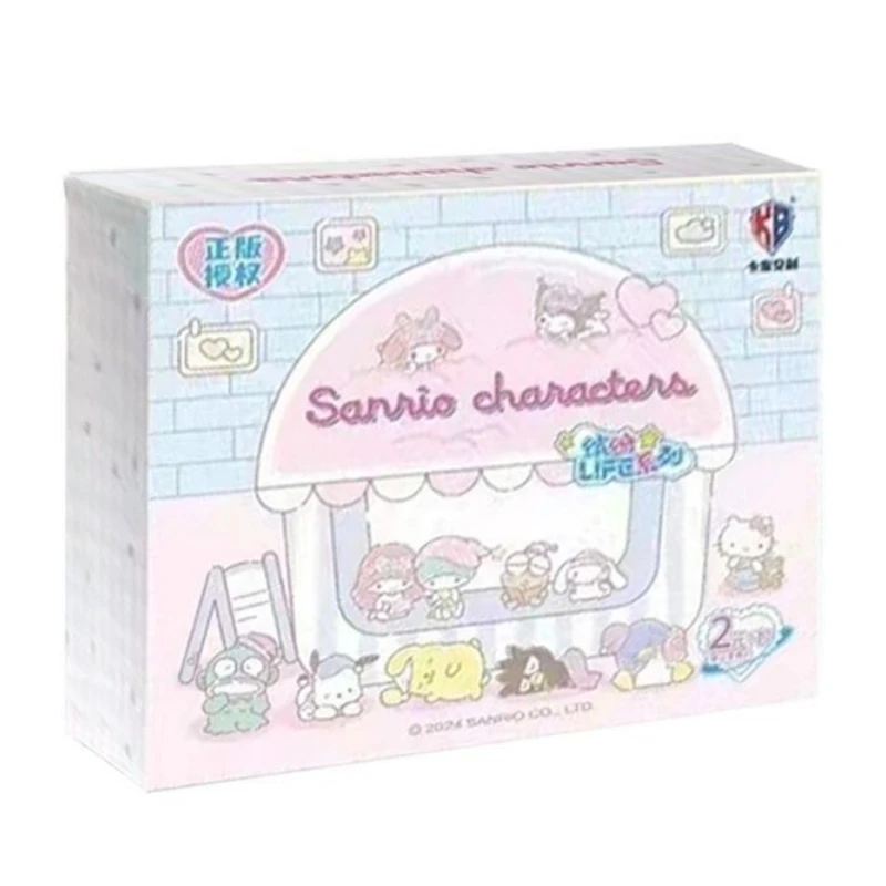 Original Box Card Sanrio Cute Anime Genuine Authorization Party Plan Characters Kuromi Kitty Melody Collection Children\'s Gifts