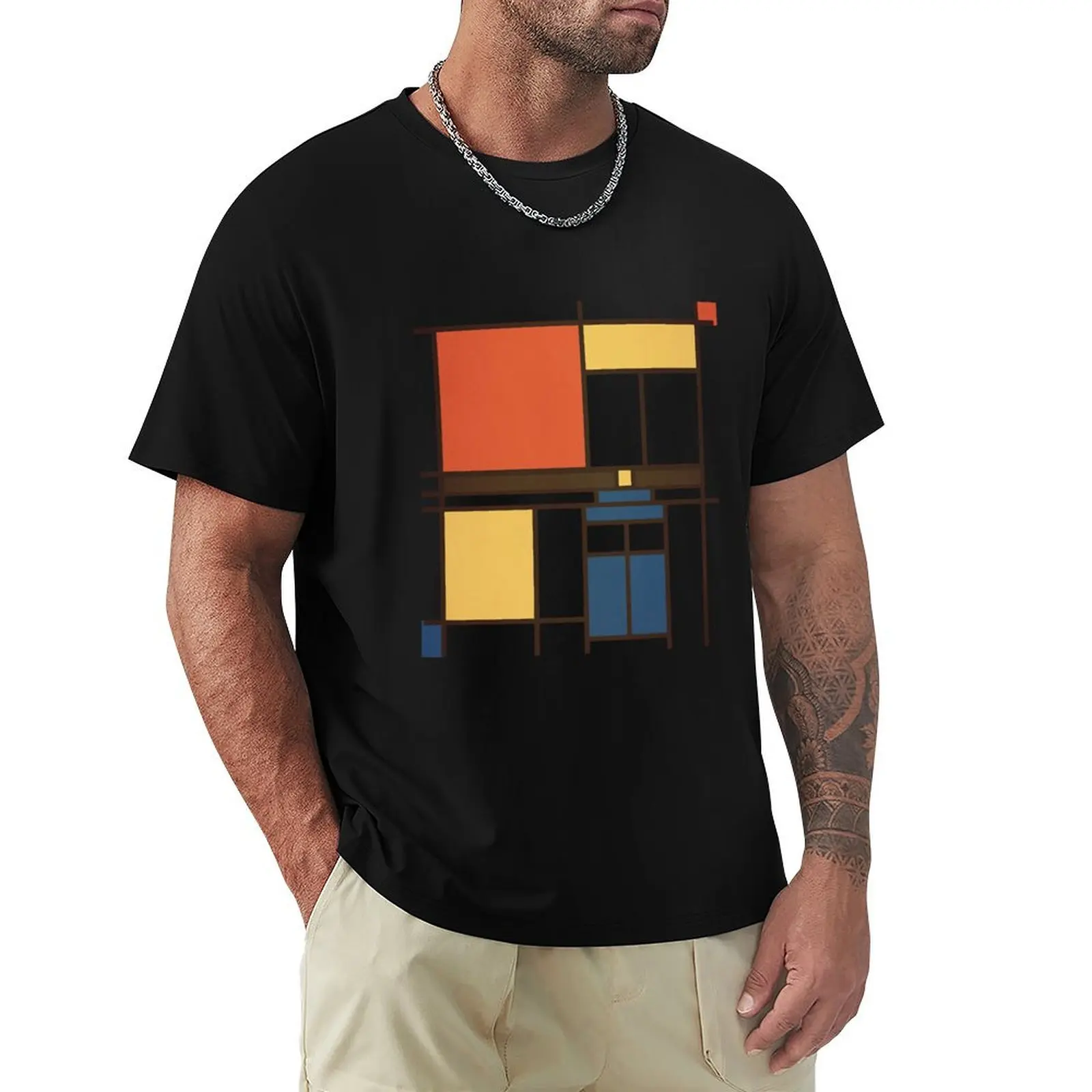 

Mondrian Who T-Shirt funny gifts affliction shirts anime figures Funny t-shirts mens graphic t-shirts hip hop