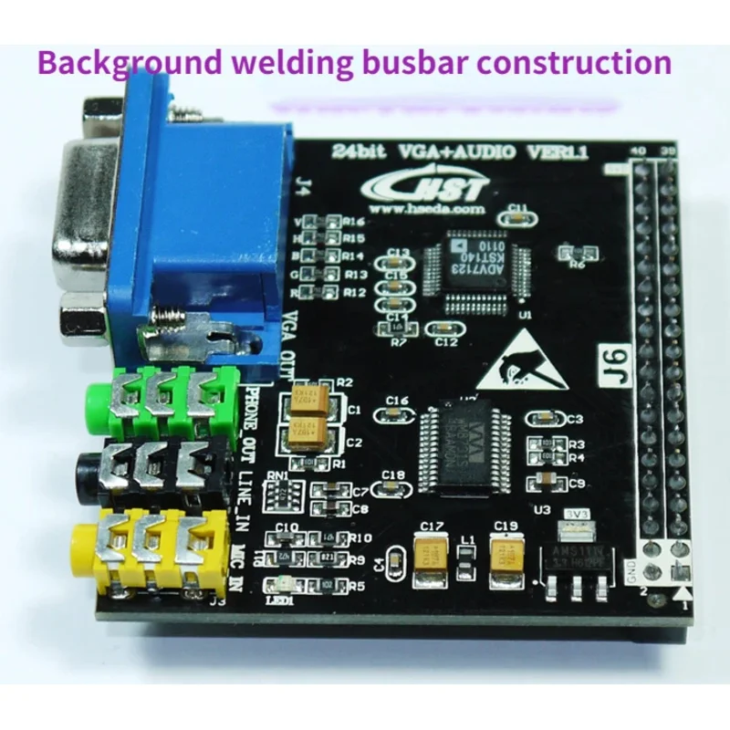 

24bit VGA Display Module WM8731 ADV7123 Digital Audio FPGA Control