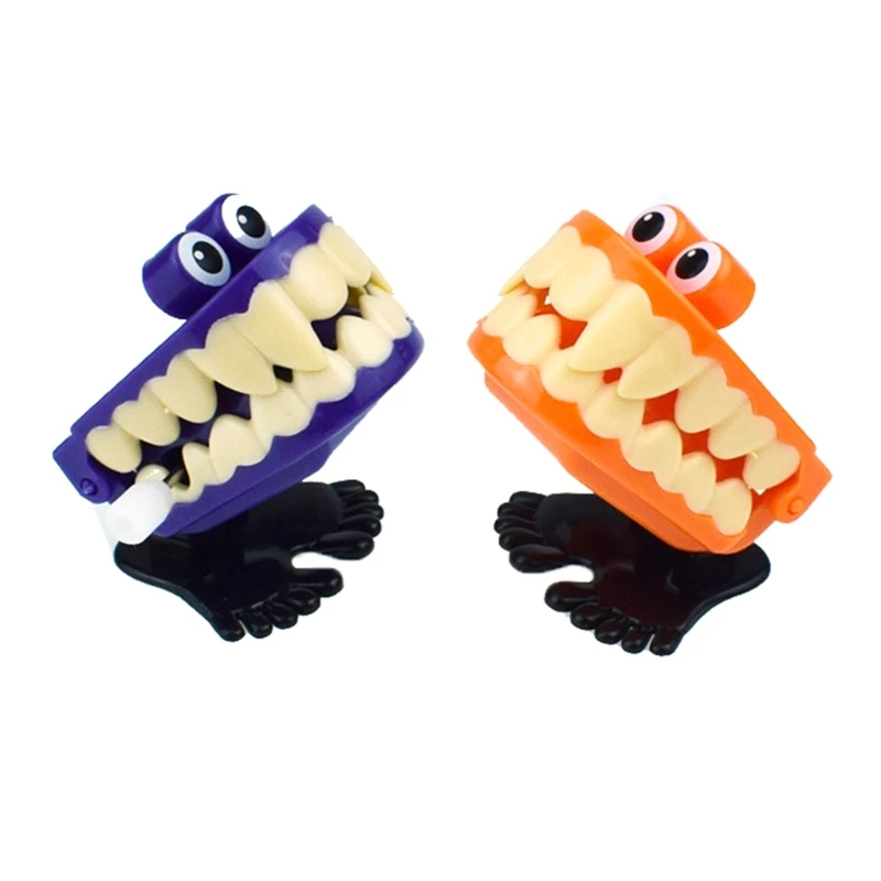 Winding Up Toy Halloween Jumping Pumpkin Figurine Party Favor Children Desk Toy