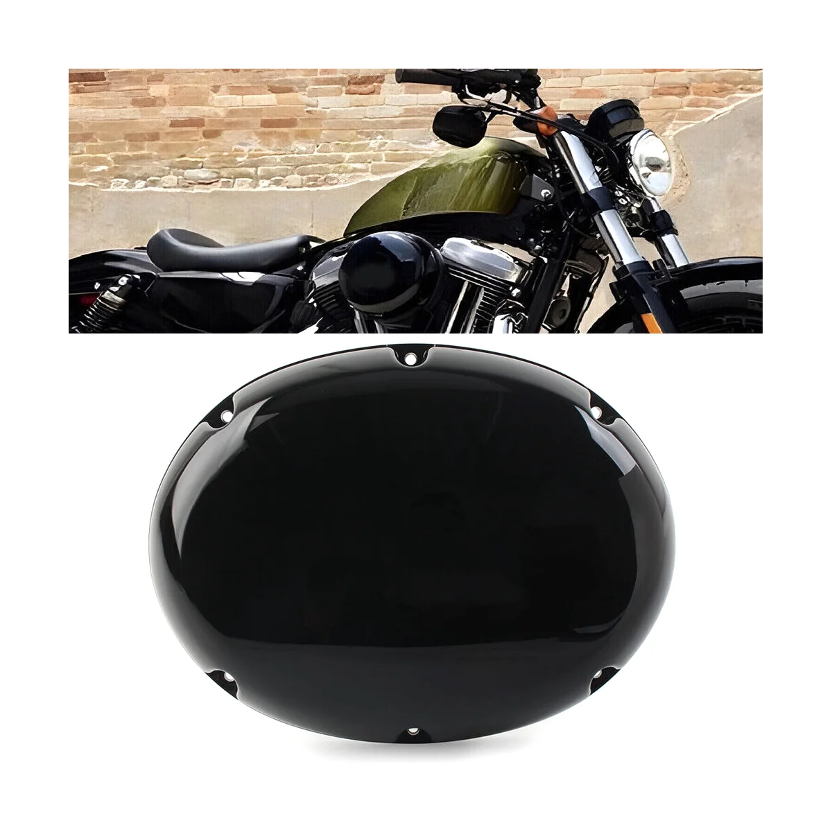 Air Intake Cleaner Filter Cover for Honda Shadow ACE VT400 VT750 97-03