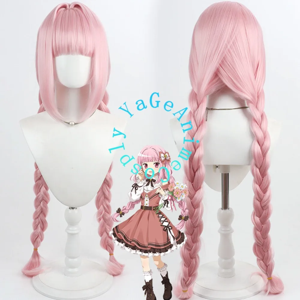 Iroha Tamaki Cosplay Wig Realistic Scalp Twin Braids for Valentine Magical Girl Festival and Photo Shoot