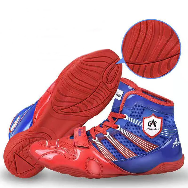 Profiboxen Wrestling Schuhe männer Rot Komfortable Training Boxing Wrestling Kampf Gewichtheben Schuhe 36-46 Größen