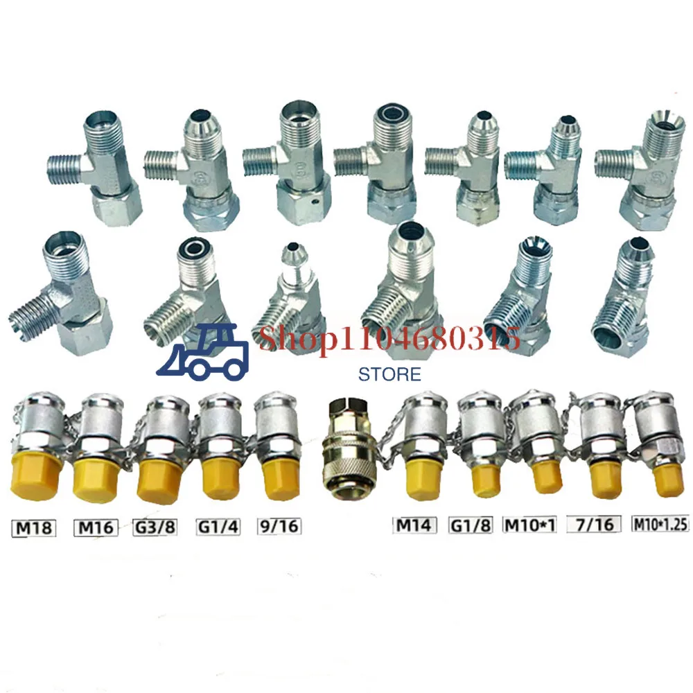 

11/15pcs Test Coupling for Hydraulic Excavator Pressure Gauge Test Kit Parts Excavator Repair Kit 2 Year Warranty