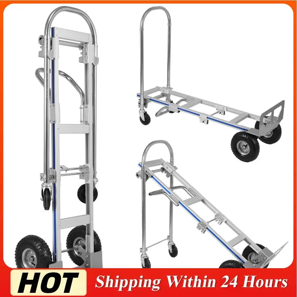 

Shock Proof Luggage Dolly Rust Proof Reinforced Frame Moving Dolly Wear Resist for Warehouse Factory Retail Store Office
