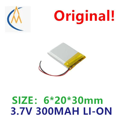 buy more will cheap Manufacturer's direct supply of polymer lithium battery 602030 black head aircraft model battery 300mAh