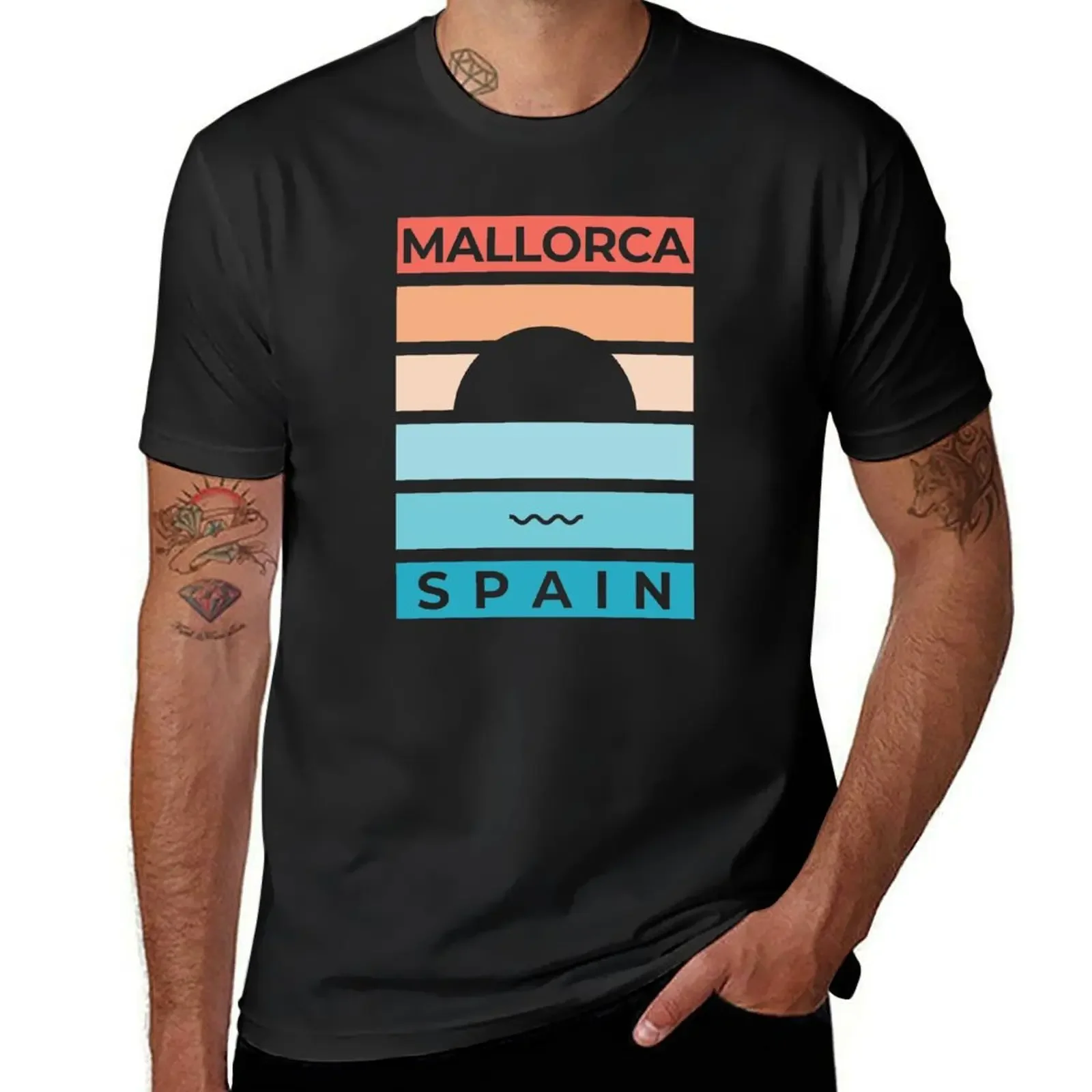 Mallorca - Spain T-Shirt summer tops tops anime clothes mens tall t shirts