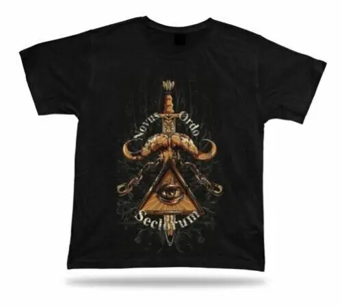 Novus Ordo Seclorum Böser Blick Kreuz T-Shirt Hemd Spezial Geschenk Apparel