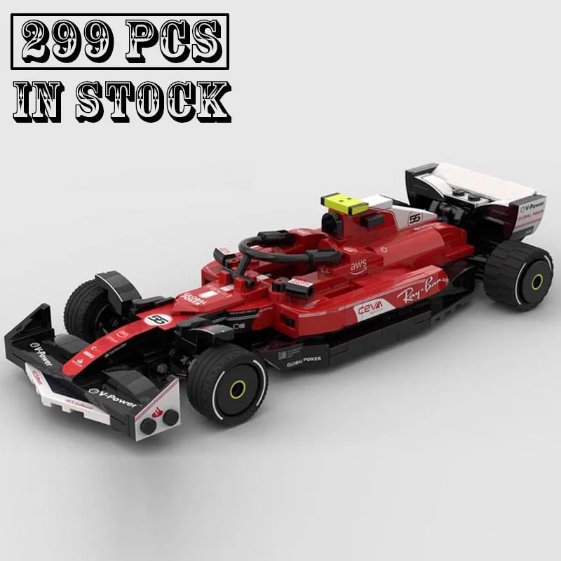 New Technical MOC-164318 SuperSF-23 Monza SuperRace Car Model Buiding Kit Creators Block BricksToys Kids Boys Birthday Gifts