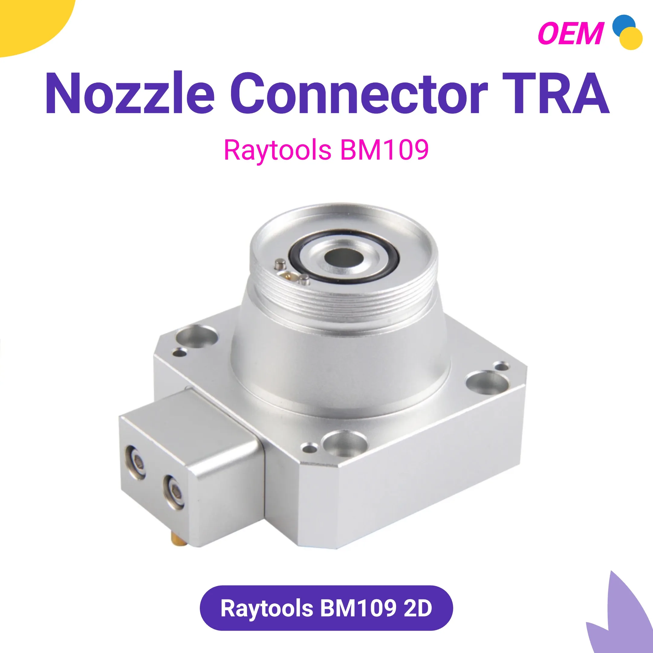 

Разъем Raytools BM109, 2D лазерная головка, детали, разъем, сопло TRA Plane для Raytools BM109, режущая головка для волокна, 1,5 кВт, D32, керамика