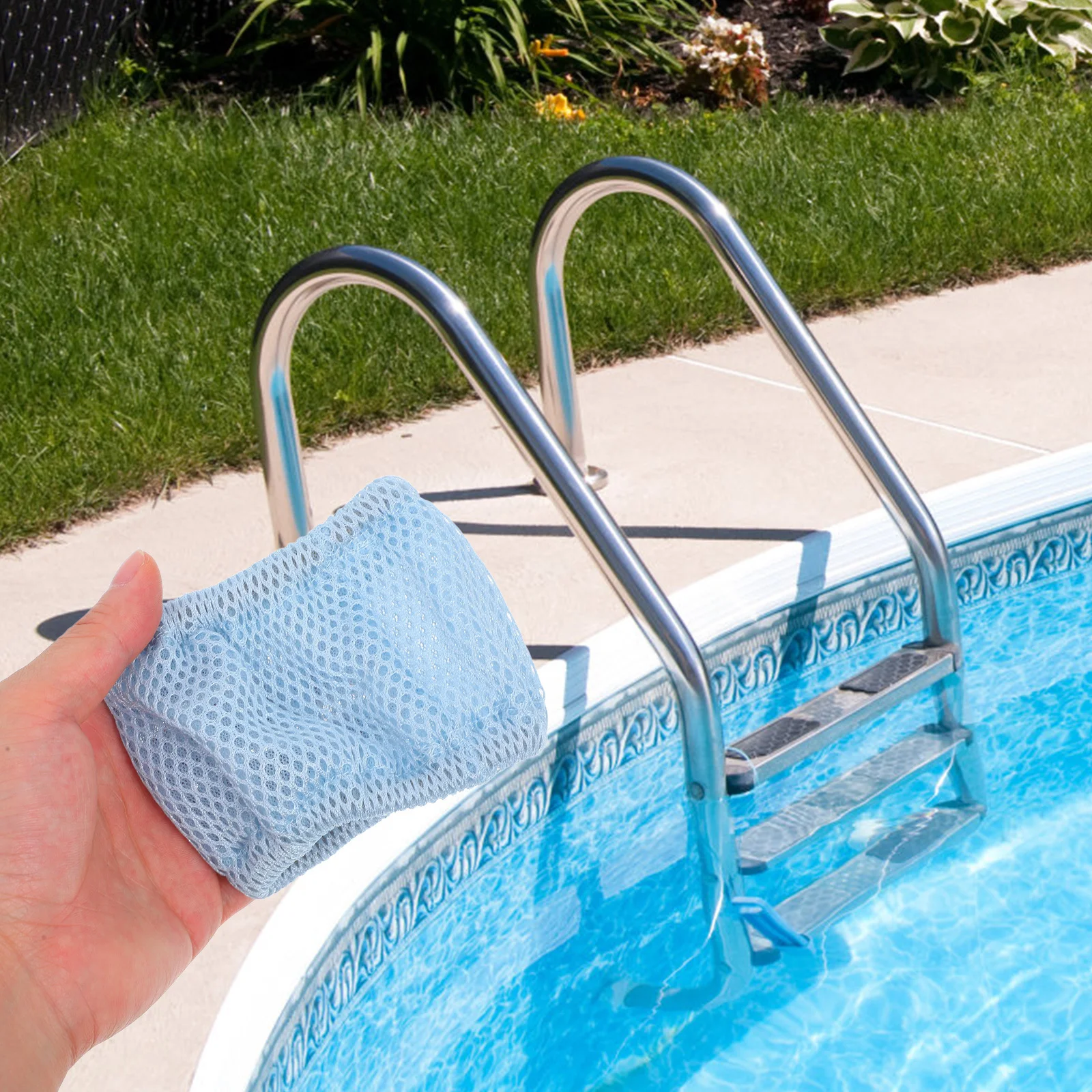 

Mesh Bag For Swimming Pool Pond Barrier Mesh Bag Water Accessory Aquarium Pump Filter Pouch Household Garden Water Pump