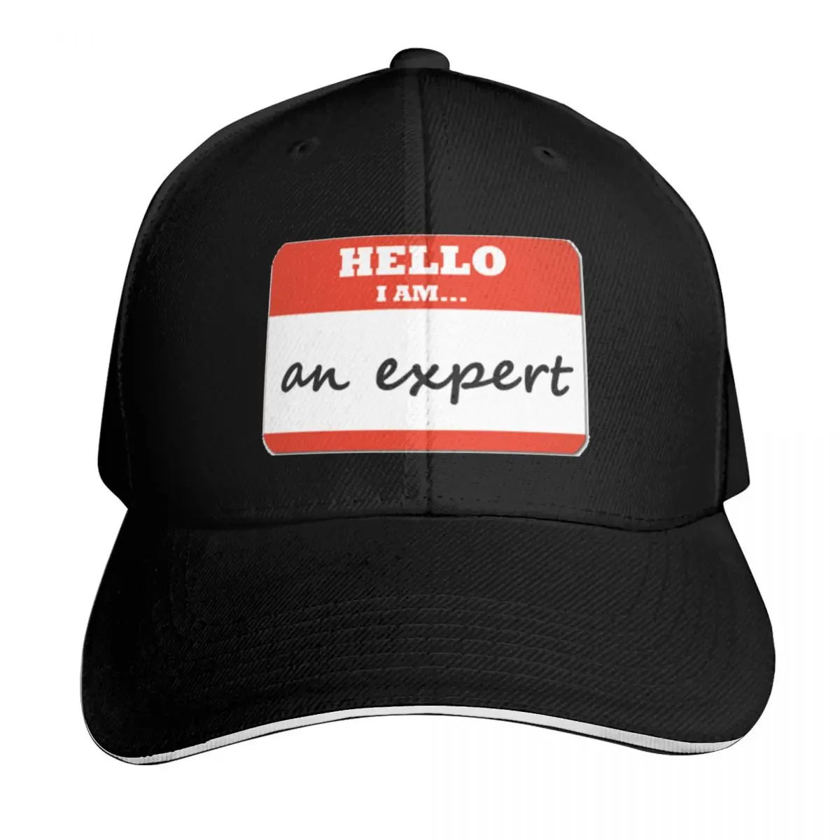 Hello I Am... An Expert Baseball Cap Unisex for Men Women Outdoor Golf Running Hiking Summer Beach Travel