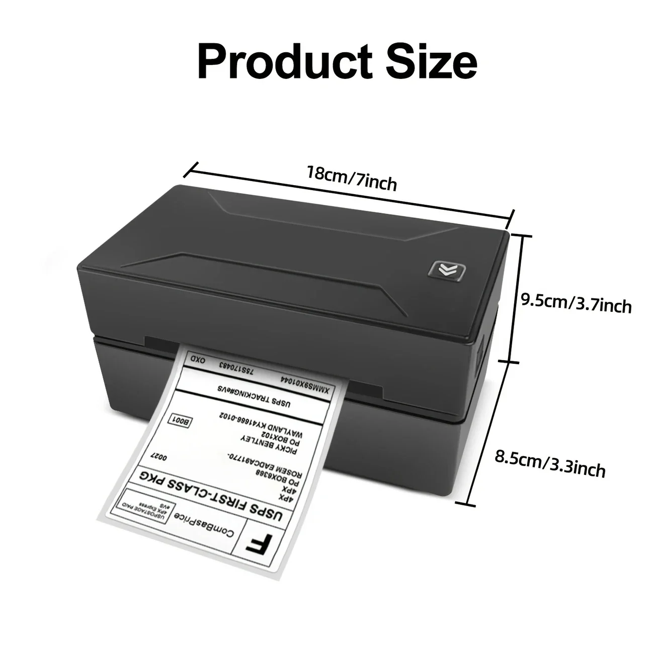 Marklife Thermal Label Printer Bluetooth-compatible Shipping Label Printer 4X6inch Compatible with iPhone Android Window D100