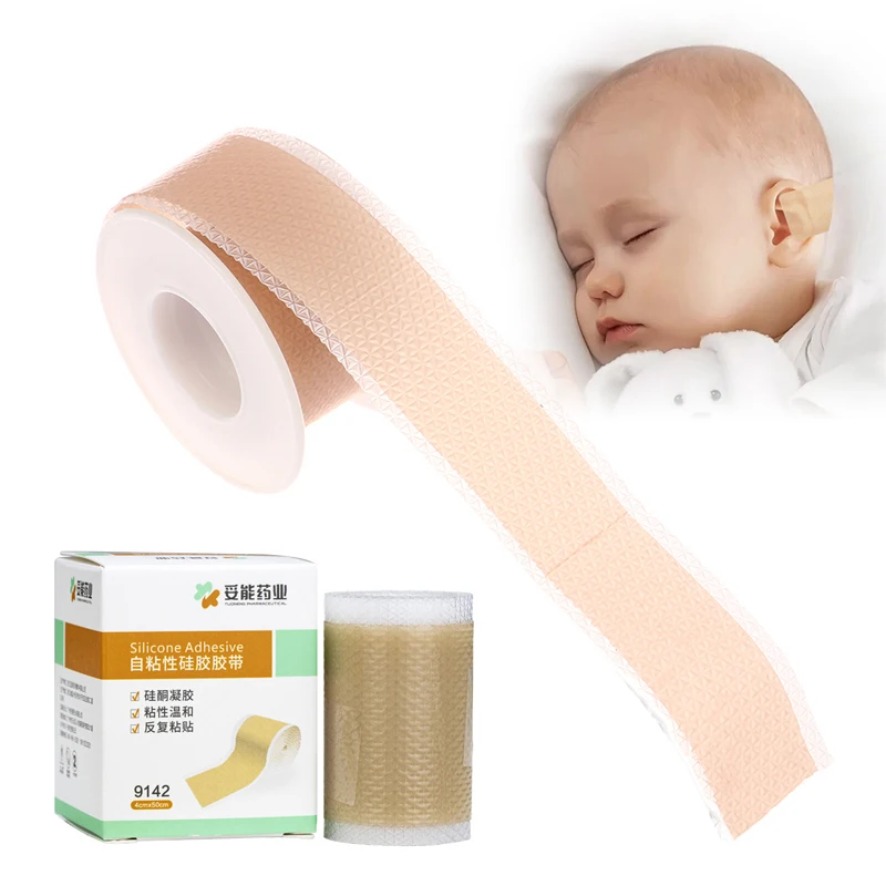 1Roll Baby Ear Corrector Infant Protruding Ears Correction 4x 50cm Silicone Kids Ear Aesthetic Correctors Patch Sticker Ear Care