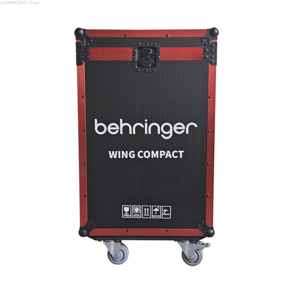 Customized wing compact mixer, flight case with wheels, stage Pa system, Bellinger digital mixer, audio and sound equipment