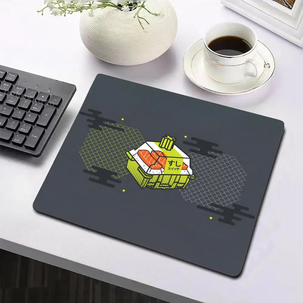 

Computer 450x400mm Rubber Mouse Pad Japanese Sushi Suitchi Desk Mat Pink Game Keyboard Mouse mat Game Accessories