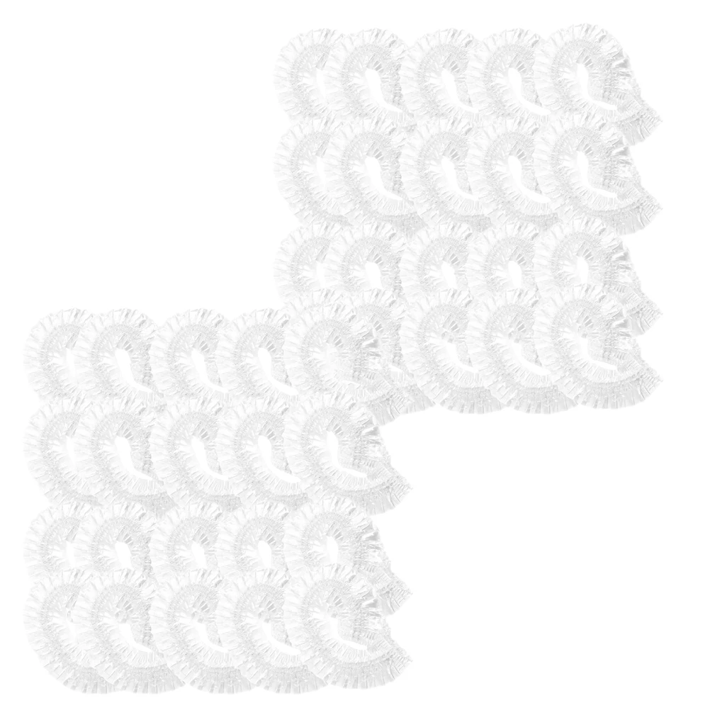 

300 Pcs Waterproof Shower Cap Elastic Hair Hat Bath Swim Caps Salon Baby Durable PE Material Protect Hair Cooking SPA