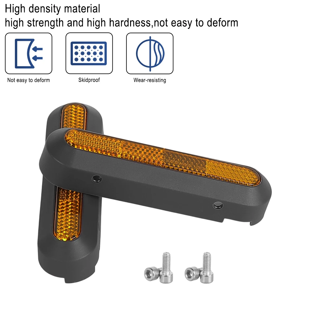 Hinterradnabenabdeckung mit reflektierendem Streifen für Xiaomi Elite Elektroroller – Sicherheitswarnreflektor und reflektierender Block – Detail 4