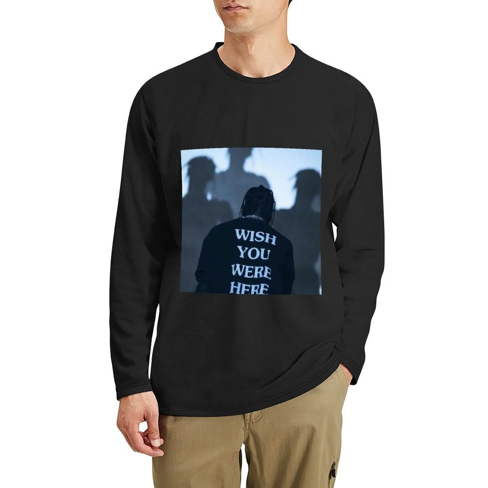 أتمنى لكم أن تكون هنا تي شيرت طويل ملابس kawaii بالإضافة إلى حجم تي شيرت الرياضة مروحة تي شيرت الملابس الجمالية بلايز للرجال #1