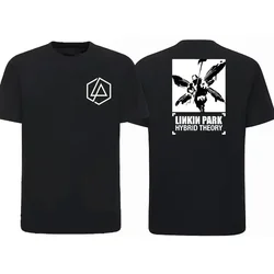 2024 Men's Pure Cotton T-shirt Linkin Subverts The End Flag Evolutionary Theory Park 1080p Printed Women's Black Nostalgic Tee