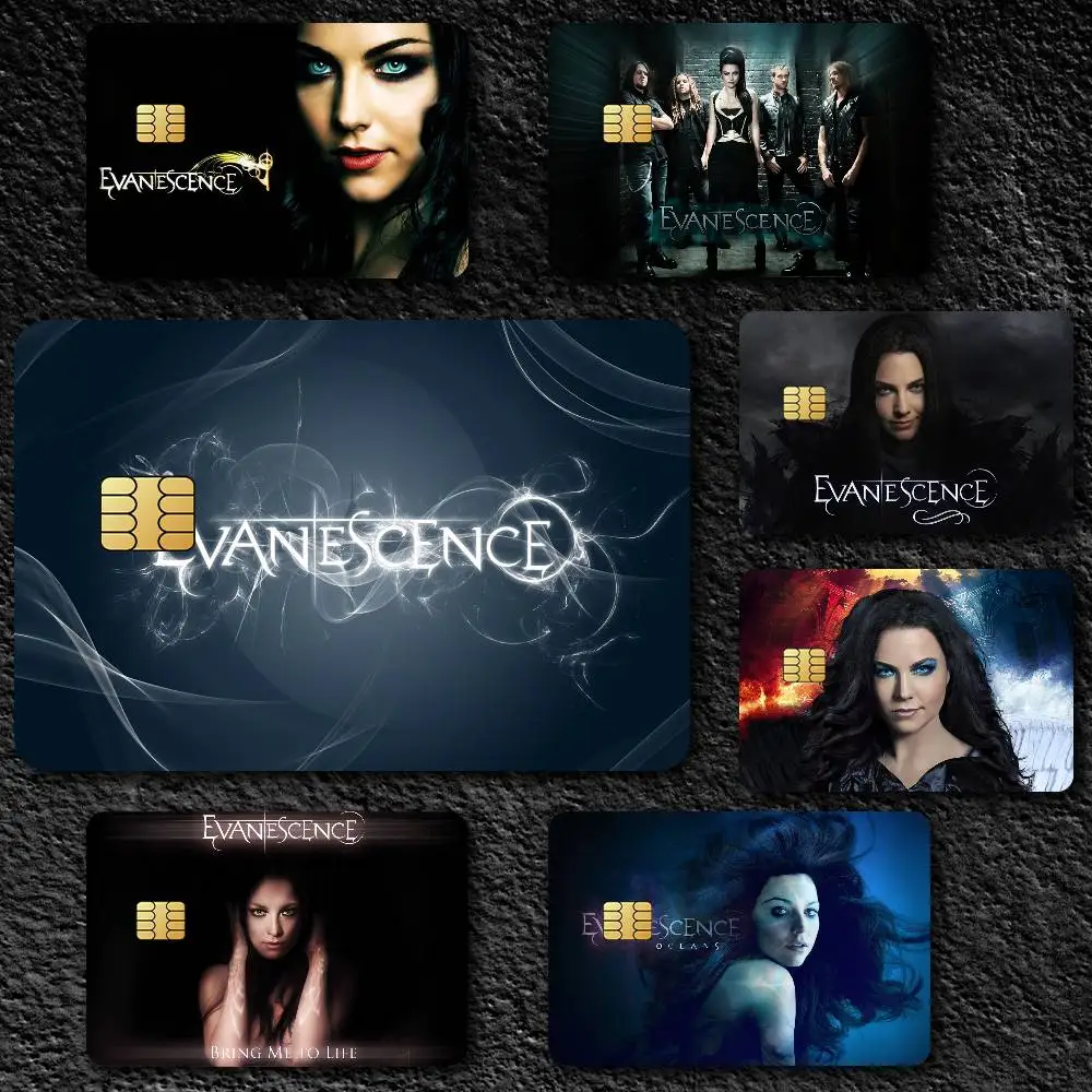 The Band E-Evanescence Credit Card Skin Stickers for Bank Card Bus Metro Card Sticker Waterproof Gift