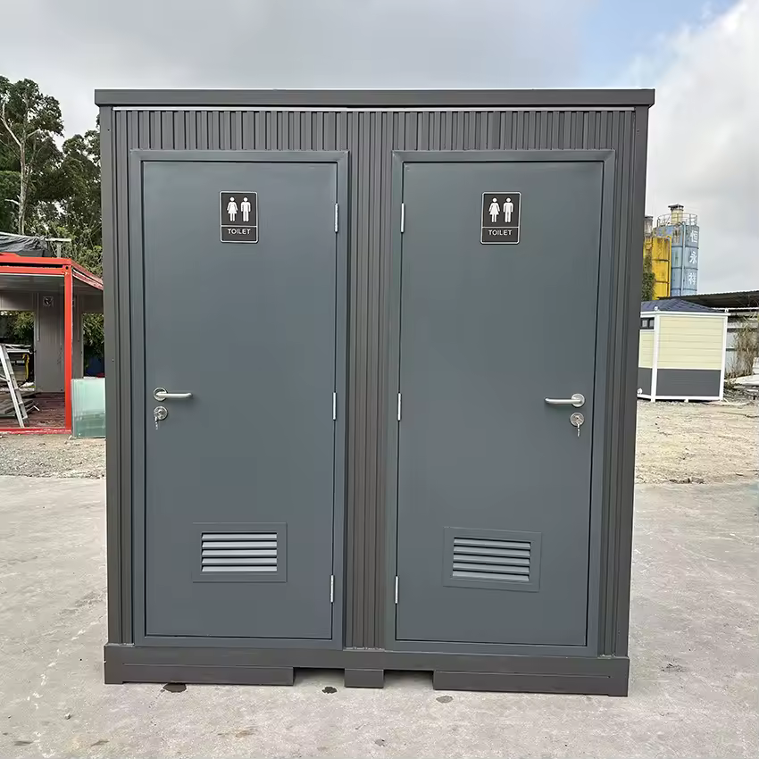 Double Portable Toilet