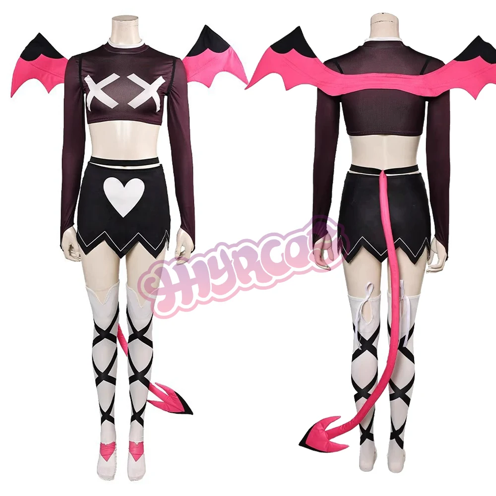 

Костюм для косплея Веросики из аниме: сексуальный наряд Джираи Кей с рубашкой, юбкой, хвостом и крыльями для Хэллоуина, костюм для девочек-дьяволов