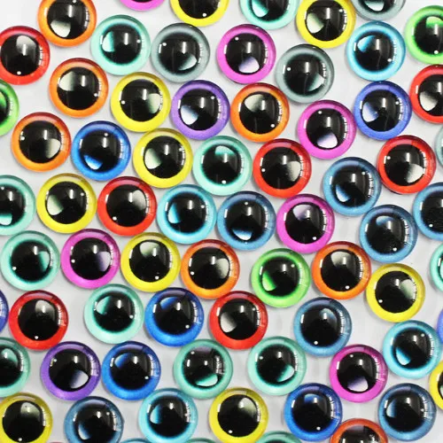 30 pièces oeil Bling Dragon yeux oeil de chat jouets yeux créatifs Cabochons en verre bricolage faisant des accessoires  36